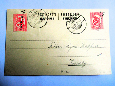 1920 Ytteresse rivil ehiöllä