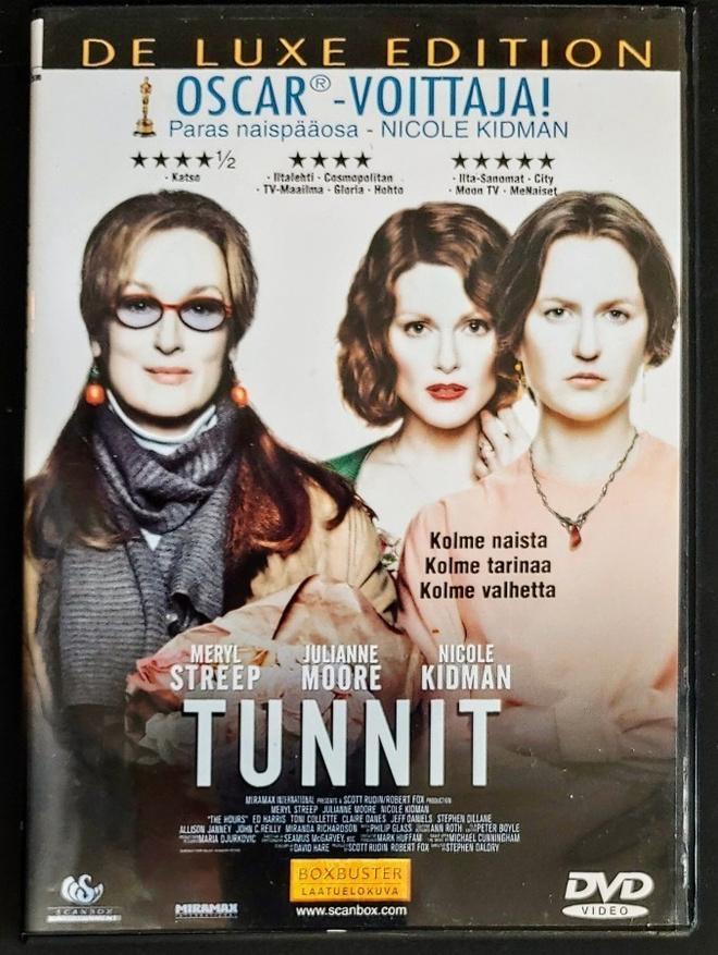 TUNNIT - The Hours – MINT! - Suomi-DVD 2002 - Virginia Woolf