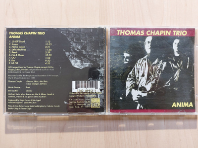 THOMAS CHAPIN TRIO – ANIMA orig. EU 1991 CD KFWCD