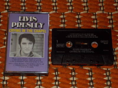 C-kasetti - ELVIS - Crying In The Chapel - rockabilly EX+