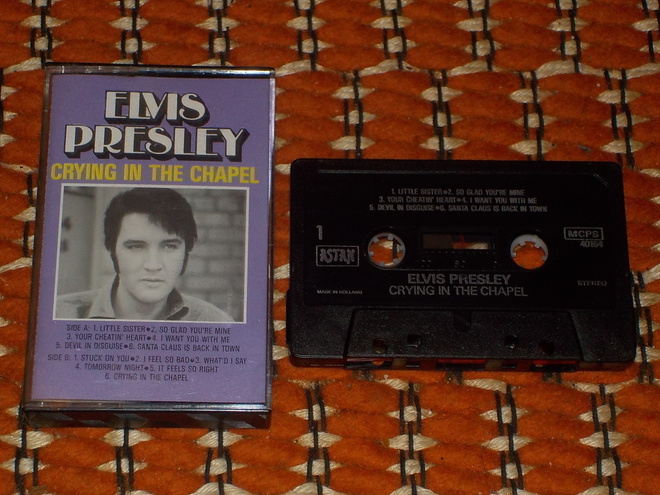 C-kasetti - ELVIS - Crying In The Chapel - rockabilly EX+