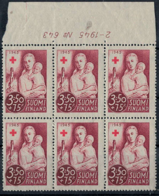 1945 PR 3,50mk nro-6lo ++