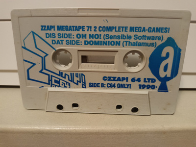 Zzap! Megatape 7! Complete Mega-Games kasetti, rare, L