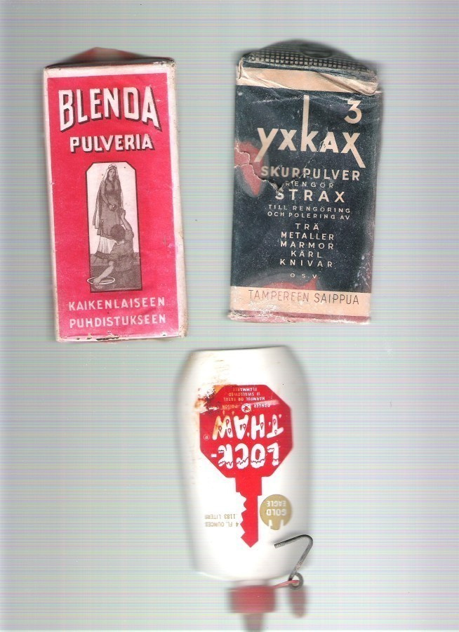 Vanhat tavarat,, Blenda, Sylva, Yxkax, Tinaa + muut.