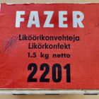 VANHA Laatikko Fazer Liköörikonvehteja 1,5 kg 2201 Vaneria - pikkukuva 2