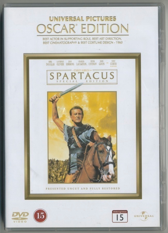 Stanley Kubrick: SPARTACUS – Suomalainen 2-DVD 1960 / 2010