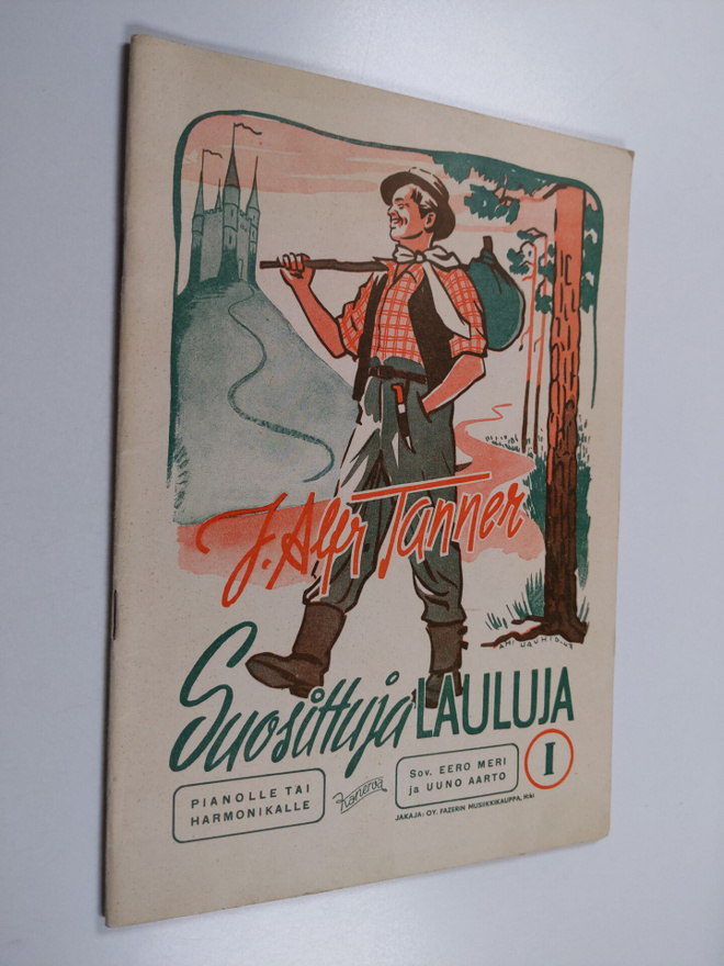 Suosittuja lauluja pianolle tai harmonikalle 1