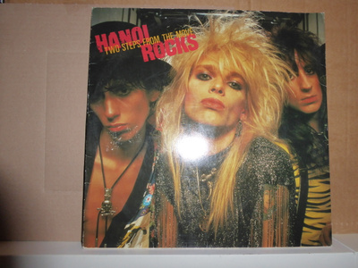 HANOI ROCKS - Two Steps From The Move LP - AAB Suomi 1984