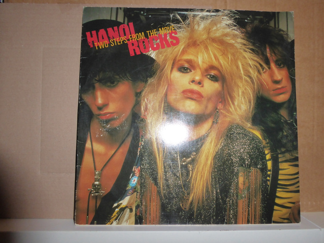 HANOI ROCKS - Two Steps From The Move LP - AAB Suomi 1984
