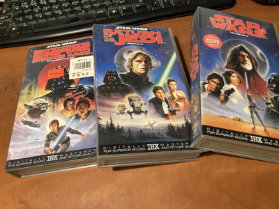VHS STAR WARS 3KPL HYVÄT