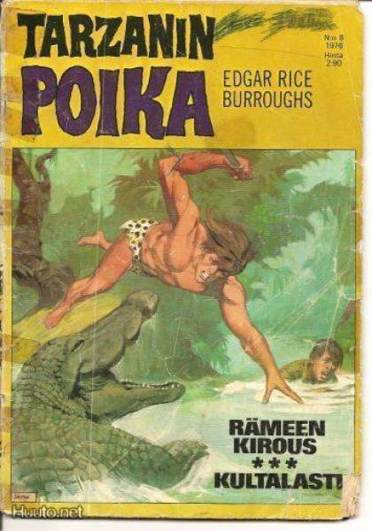Tarzanin poika 8 / 1976 – Rämeen kirous ja Kultalasti
