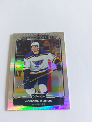 2022-23 O-Pee-Chee Rainbow #503 Jordan Kyrou AS /350