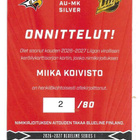 2026-27 Blueline Signature SILVER, Miika KOIVISTO Sport - pikkukuva 2