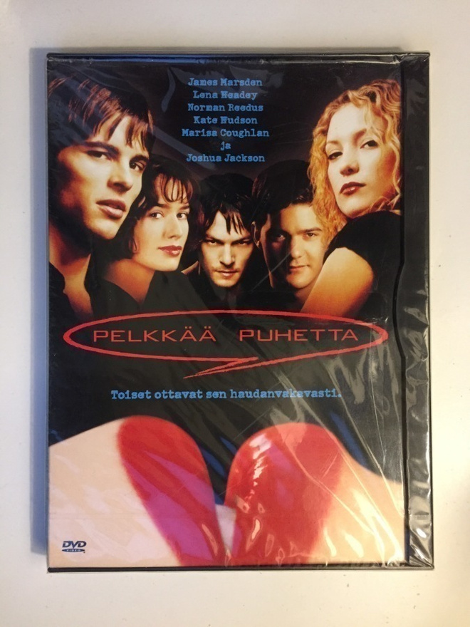 Pelkää puhetta (DVD) James Marsden, Joshua Jackson 2000 UUSI