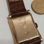 10k Gold Filled Vintage Gruen Veri Thin naisten rannekello - pikkukuva 2