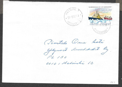 Postilähetys - Talvimerenk. (LAPE 804) Hki 31.3.1977