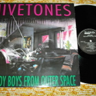 JIVETONES - teddy boys from outer space - LP 1990 suomi rock - pikkukuva 1