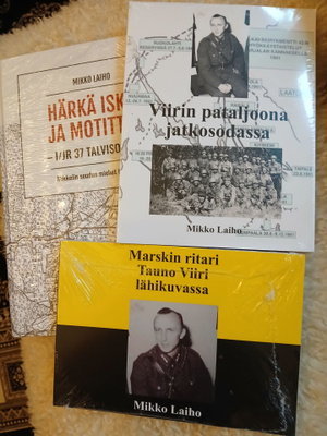 Kolme uutta kirjaa sotahistoriaa