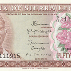 Sierra Leone 50 sentin seteli 1984, pakkasileä - pikkukuva 1