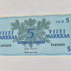 5 mk 1963 Litt B X-sarja PAKKASILEÄ - pikkukuva 1