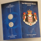 Monaco 1e ja 2e kolikot 2001 blisterissä - pikkukuva 2