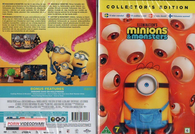 (UUTUUS) minions & monsters	(61 446)	UUSI	-FI-	DVD				2026