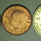 2016 Ruotsi 1 kruunu x2 kpl ja 5 Kruunu x1 kpl - pikkukuva 1