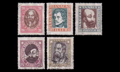 Unkari 261-5y o Karl Marx vaakavesileima (1919)