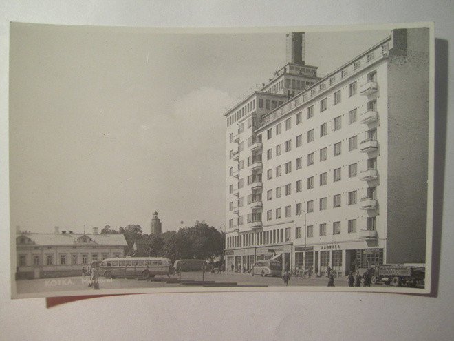 VANHA Postikortti Kotka 1950-l Alkup.Mallikappale