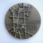 Kansallisosakepankin muistomitali 1889-1989 10 kappaletta - pikkukuva 1