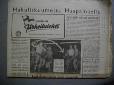 Suomen Urheilulehti Nro 2/1953 (9.11)