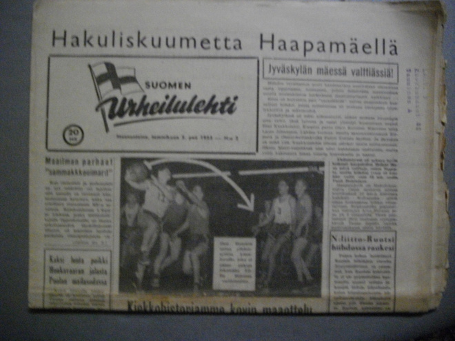 Suomen Urheilulehti Nro 2/1953 (9.11)