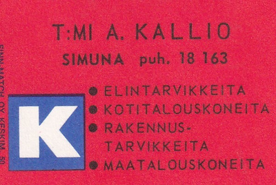 Simuna. T:mi A. Kallio  ,  b426