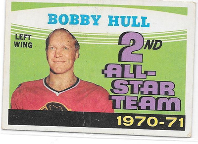 1971-72 OPC #261 Bobby Hull Chicago Blackhawks