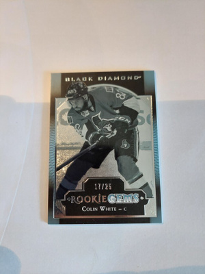 2017-18 Black Diamond Rookie Gems Black #RGCW Colin White
