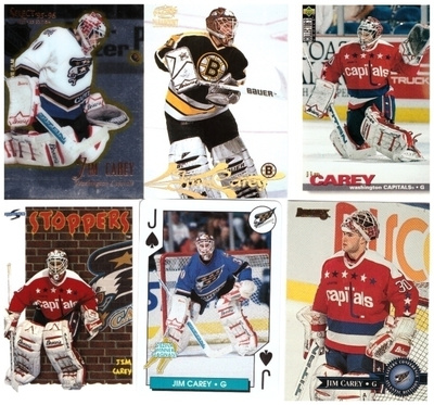 6 x Mv JIM CAREY Capitals, Bruins