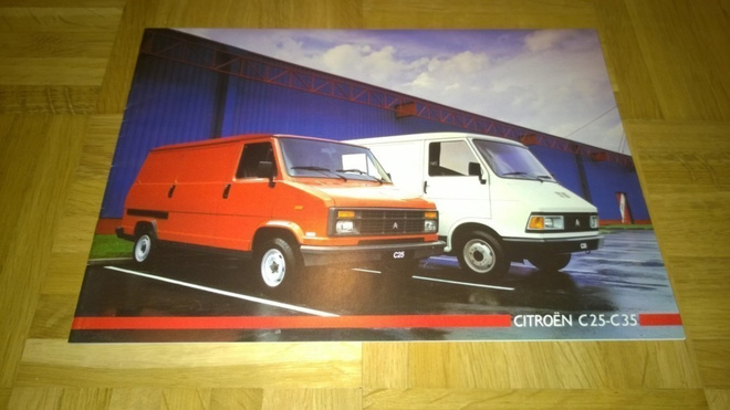 Esite Citroen C25-C35, 1986, pakettiauto