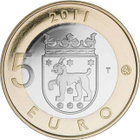 Suomi 2011 5 € Häme maakuntaraha - pikkukuva 2