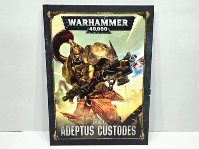 WH40K - Adeptus Custodes Codex (8th Edition, 2018)