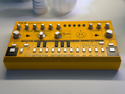 Behringer TD-3 AM Yellow Acid Smiley Edition