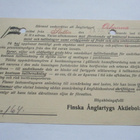 1924 FÅA Oihonna ilmoituskortti - pikkukuva 1