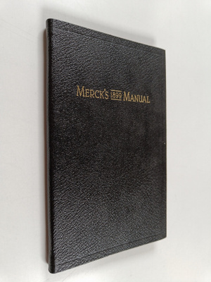 Merck's Manual 1899 of the materia medica : together with...
