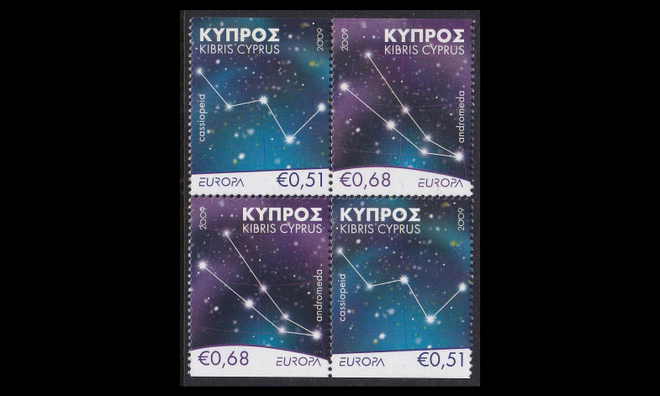Kypros 1148-9DD ** Europa astronomia vihkoneliö (2009)