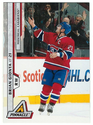 10-11 Panini Pinnacle #96 Brian Gionta
