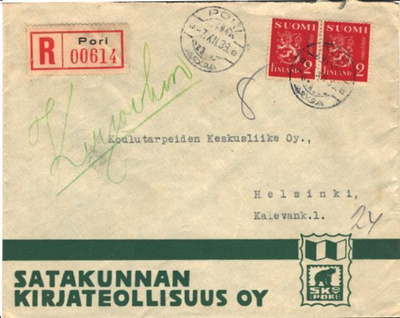 FIRMA JA R-KUORI PORI SATAKUNNAN KIRJATEULLISUUS