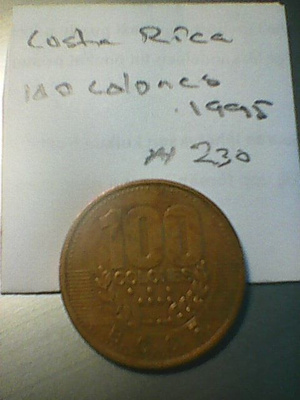 Costa Rica 100 colones 1995, km#230