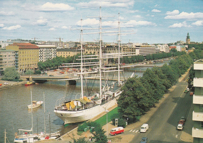 LAIVAKORTTI - PURJELAIVA SUOMEN JOUTSEN - 10