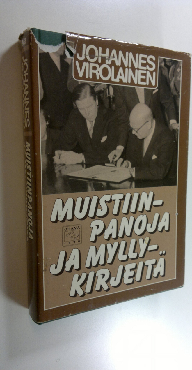 Johannes Virolainen : Muistiinpanoja ja myllykirjeitä