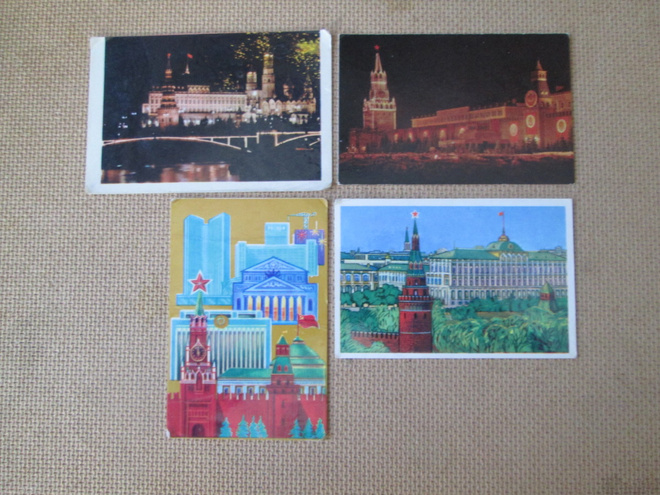 CCCP: seitsemän taskukalenteria 1973-1986 - Moskova-aihe