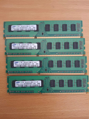 4x 2GB desktop RAM PC3-8500U